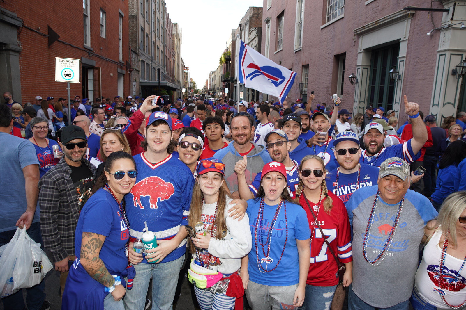 Buffalo Bills packers of NOLA Takeover Parade